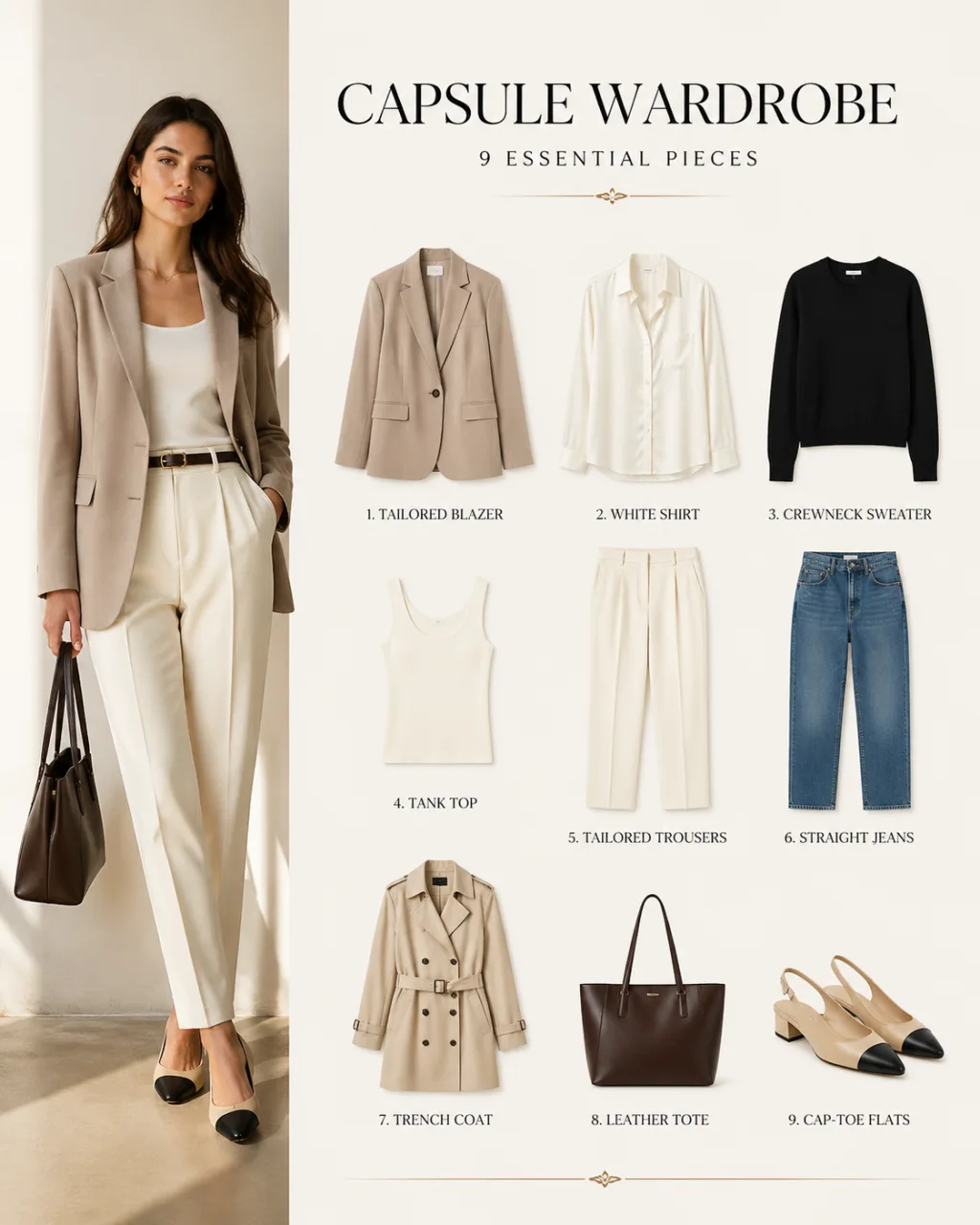 Capsule wardrobe spread